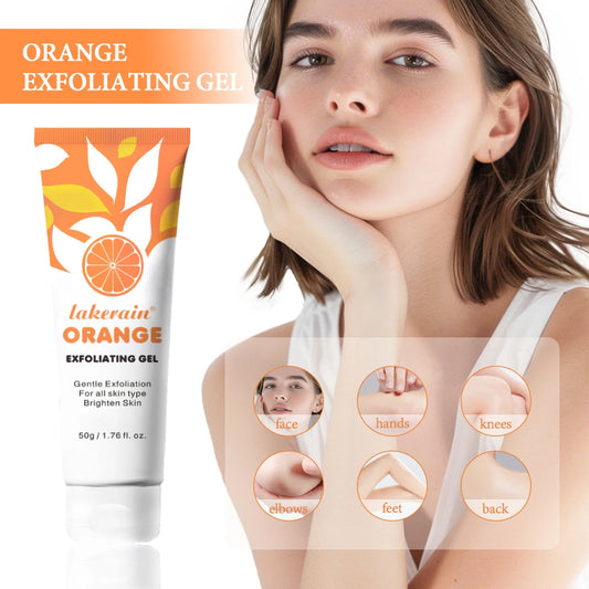 50ml Orange Exfoliateing Gel Dead Spot Remover Brighten Peeling Gentle Repair Scrub Whiten Hydrating Moisturizer Women Skin Care