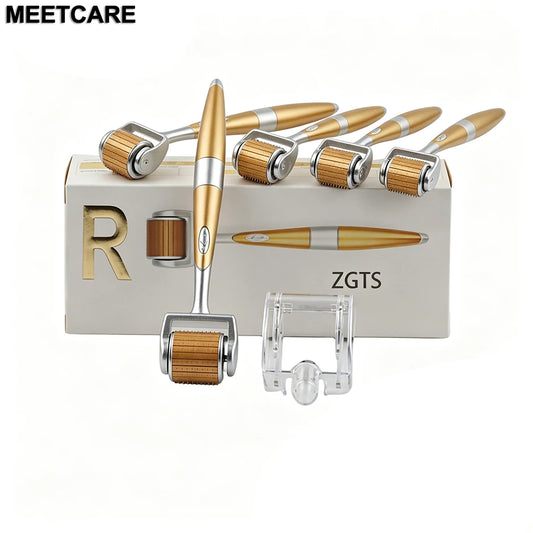 1/2/4pcs ZGTS192 Derma Roller Beauty 192pin Micro Needles Dermaroller Skin Care Tool for Face Body Hair Microneedle Reusable