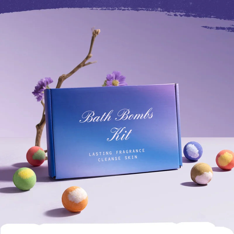 24pcs Bath Balls For Women Shower Bubbles Nourishing Bath Bubble Set For Bathtub Bathroom Travel Camping Home Holiday Spa