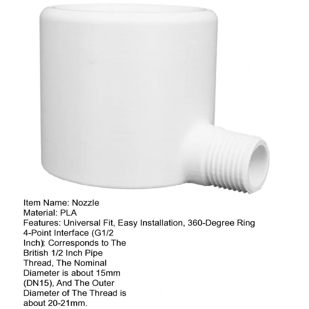 Men's Shower Head,Men's Cleaning Shower Head, Handheld Coarse Hole Design,Long-Lasting & Wear-Resistant, Durable&Easy to Install