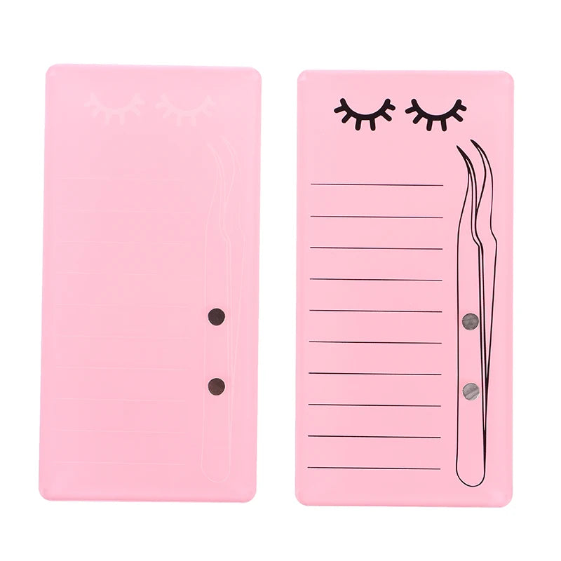 1pc Acrylic Novel Lashes Palette Holder Eyelash Display Board With Magnetic Design For Lash Tweezers Storage Makeup Tools