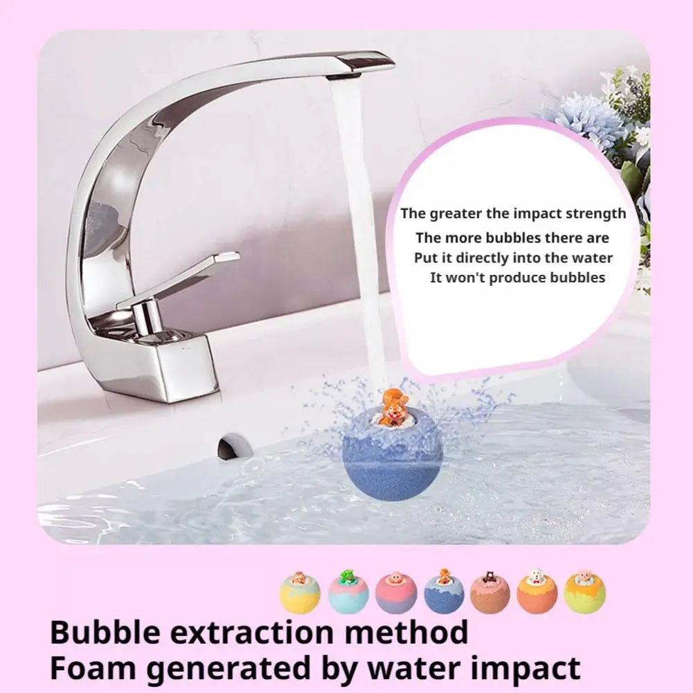 2026 Essential Oil Bath Salts Ball Bathtub Bath Ball Exfoliating Moisturizing Cleaning Body Bubble Balls Shower Accessories