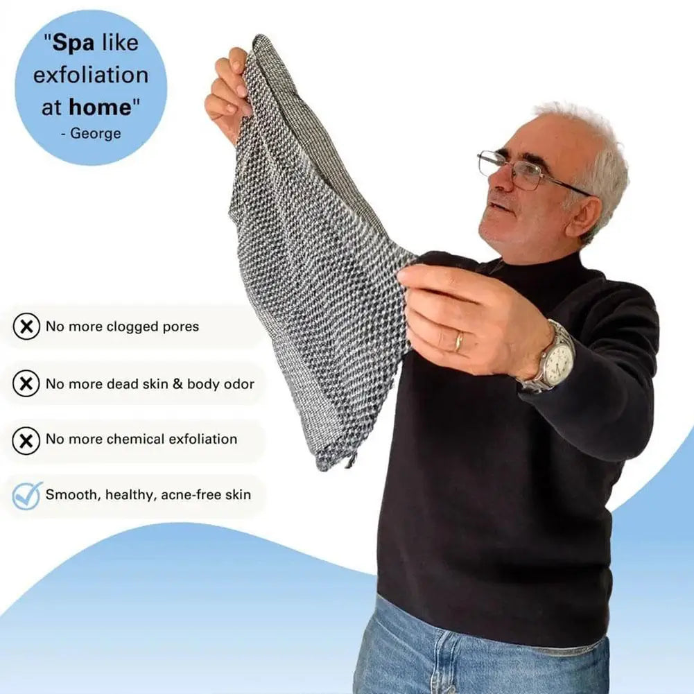 Rubbing Washcloth Nylon Bath Towel Brush Exfoliating Scrubber Shower Sponge for Back Cleaning Care Bathroom Accessories