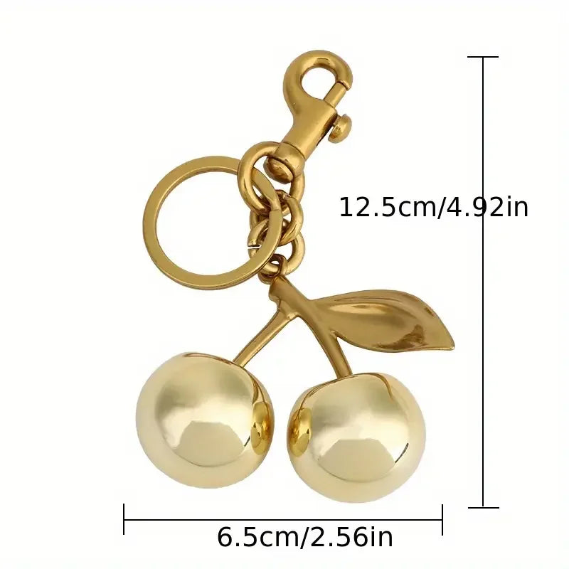2 Styles Of Cherry Pendants Suitable For Coach Bags Women's Handbags, Shoulder Bags, And Keychain Accessories Bag Accessories