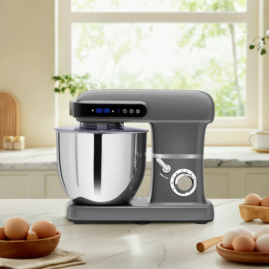 10L Commercial Stand Mixer 2200W Electric Food Dough Kneader with 304 Stainless Steel Bowl Tilt-Head for Home Baker Kitchen