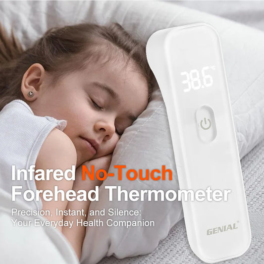 No-Touch Forehead Thermometer,Infrared Digital Thermometer for Adults and Kids,3Ultra-Sensitive Sensors,Quiet Vibration Feedback