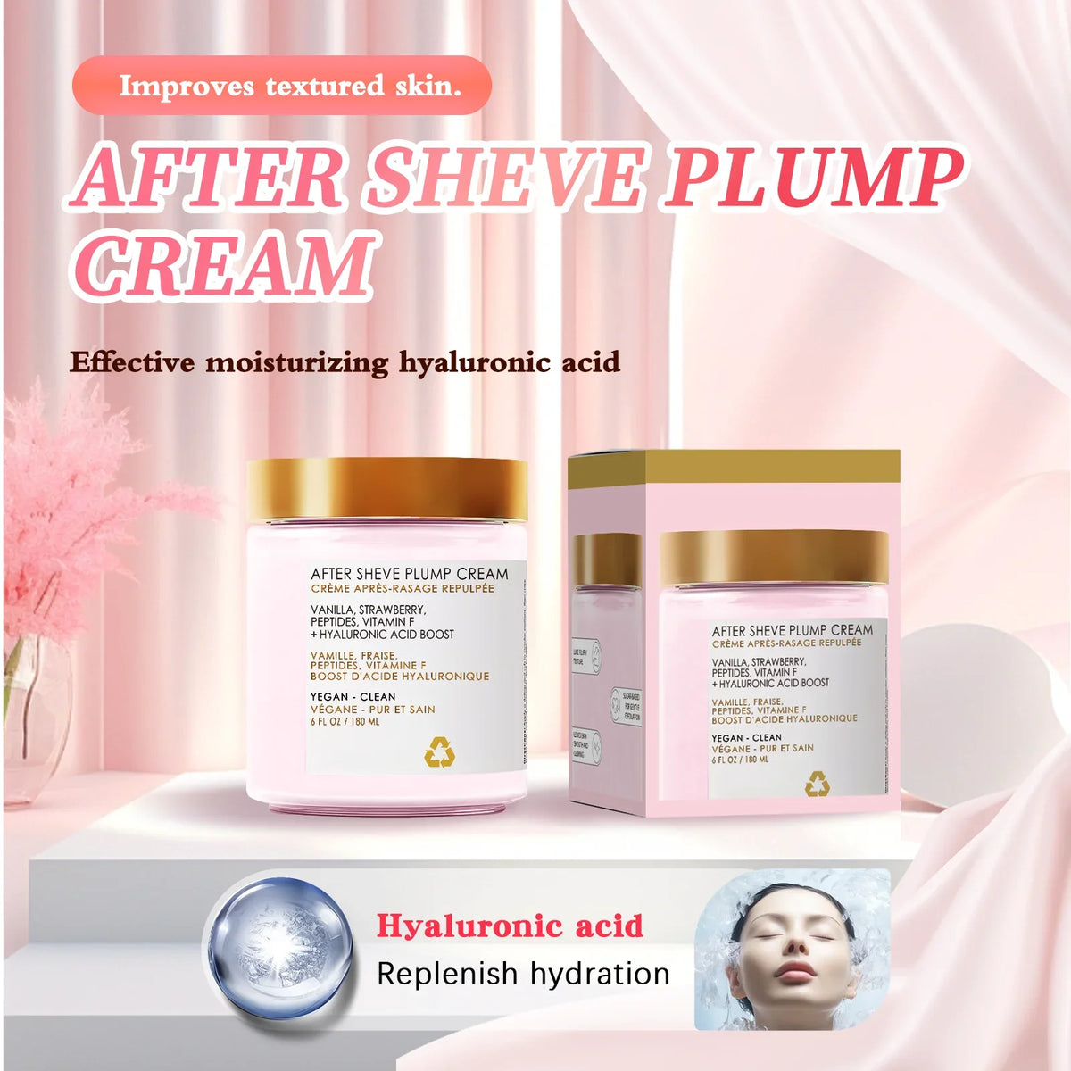 Hair Removal Shaving Cream Truly After Shave Cream Strawberry  Women for Smooth Skin Moisturizes Soft Serve Shave Cream