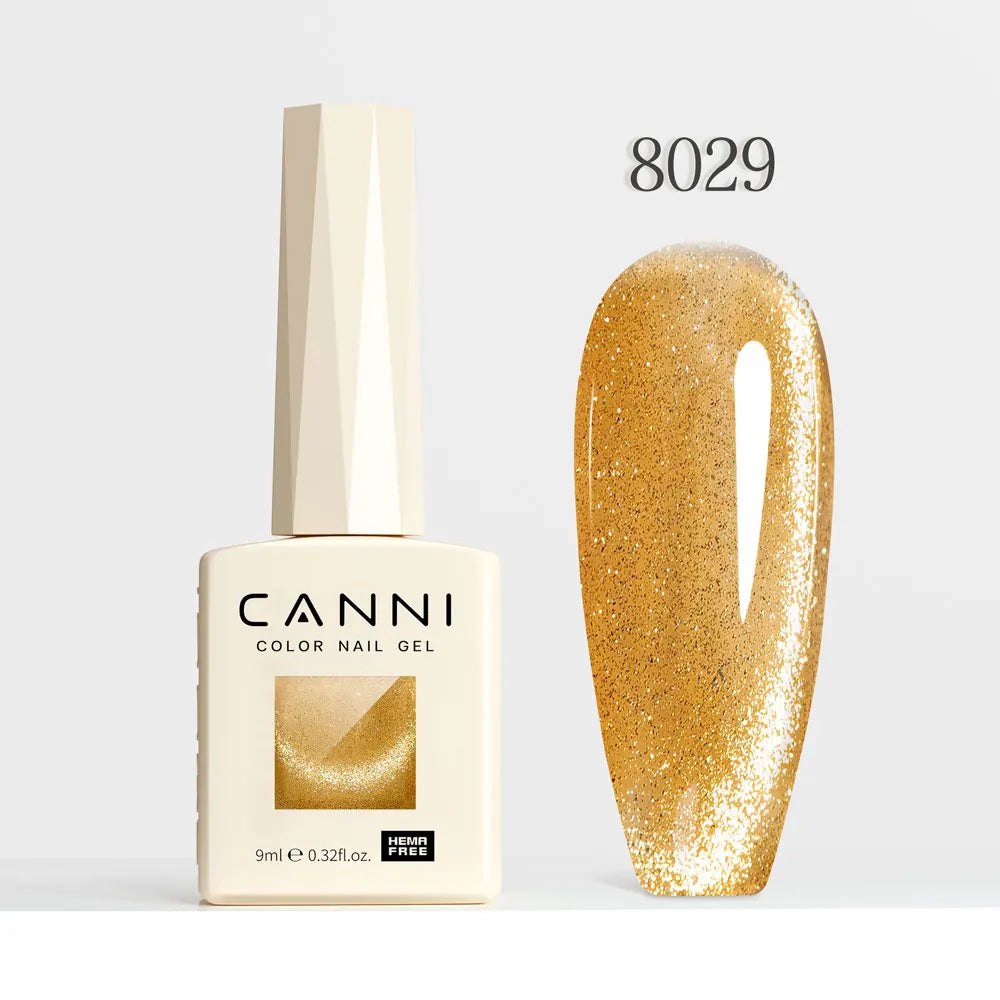 9ml CANNI Nail Gel Polish HEMA FREE Diamond Sparkle Sequin Gorgeous Color Venalisa Semi Permanent Soak Off UV LED Glitter Nails