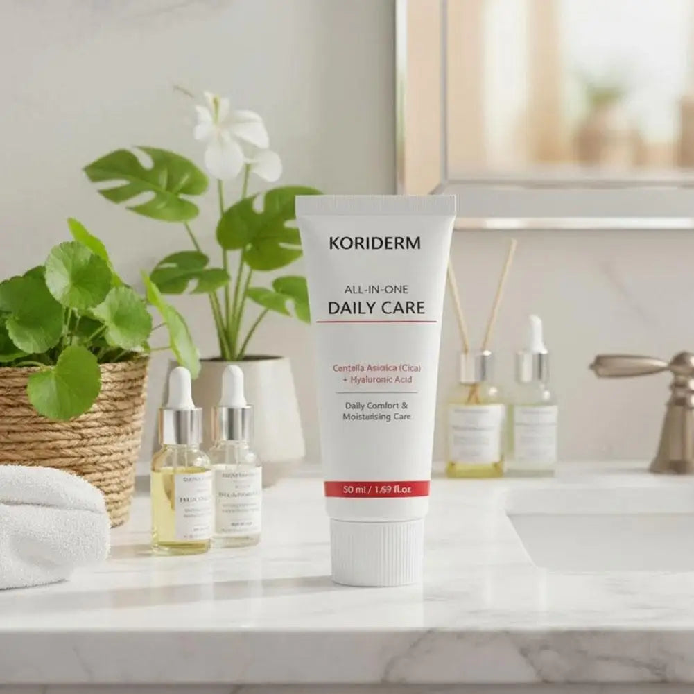 Centella Asiatica Face Cream Hyaluronic Acid Moisturizer Nourish Dry Skin Smoothing Rejuvenation Strengthen Barrier Skin Care