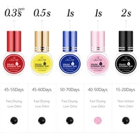 GLAMLASH 10ml/15ml Lashes Super Bonder For Eyelash Extension Bonder Private Label Grafting Eyelash Glue Quick Drying Long Last