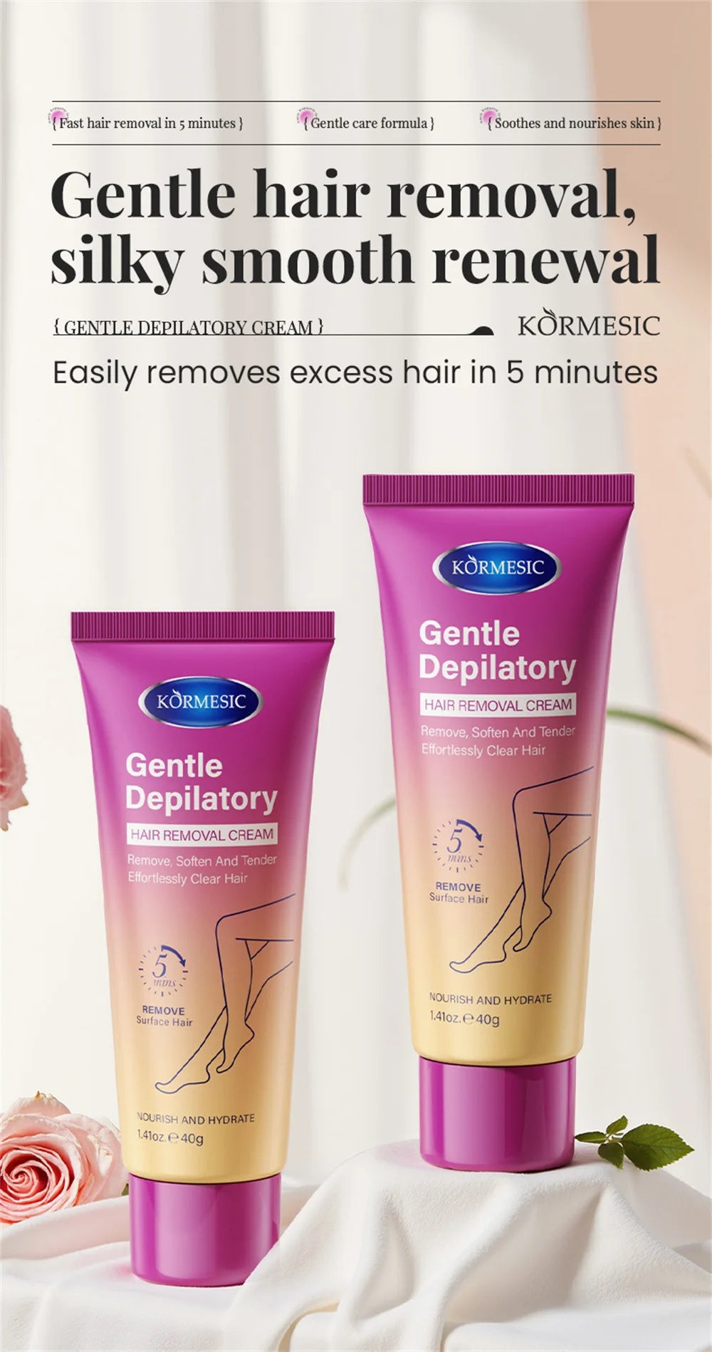 Permanent Hair Removal Cream Hair Growth Inhibitor Face Arm Armpit Leg Intimate Areas Painless Depilatory For Men Women Care