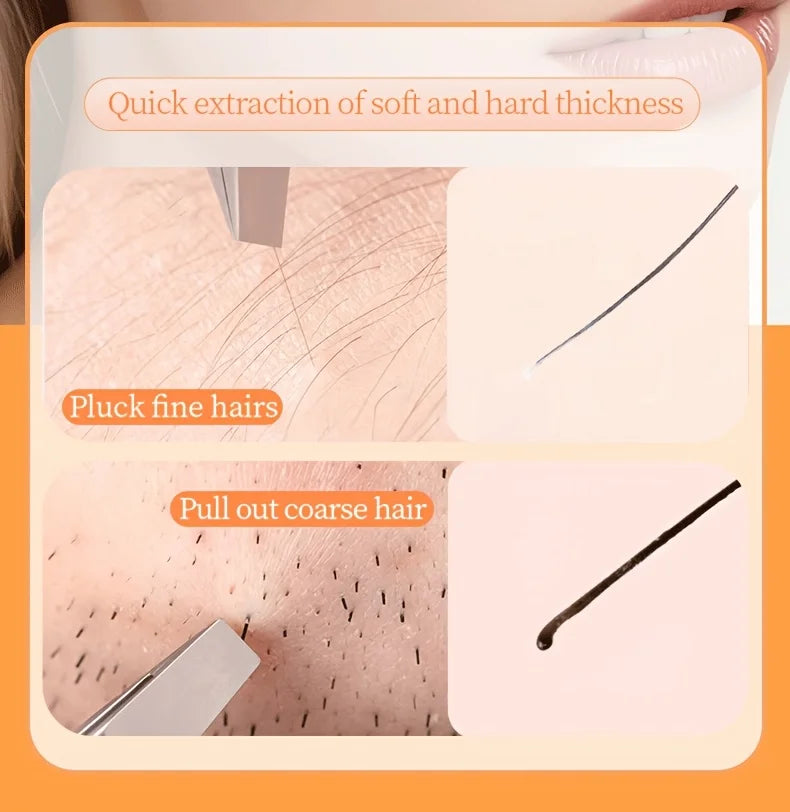 1pcs Colorful Stainless Steel Eyebrow Tweezer Colorful Hair Beauty Fine Hairs Puller Slanted Eye Brow Clips Removal Makeup Tools