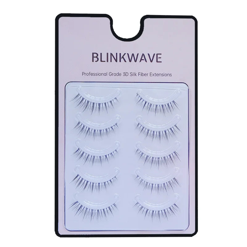 U-shaped False Eyelashes K-Pop Idol Lashes Zhang Yuanying Inspired Comic Eye Lashes Natural Wispy Lash Extension