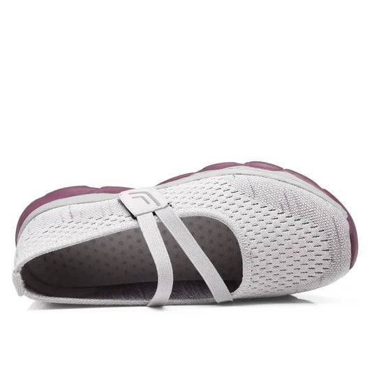Women Flats Shoes Summer Mesh Sneakers Breathable Casual Shoes Women Loafers Lady Soft Walking Sneaker Boat Shoe Zapatos Mujer