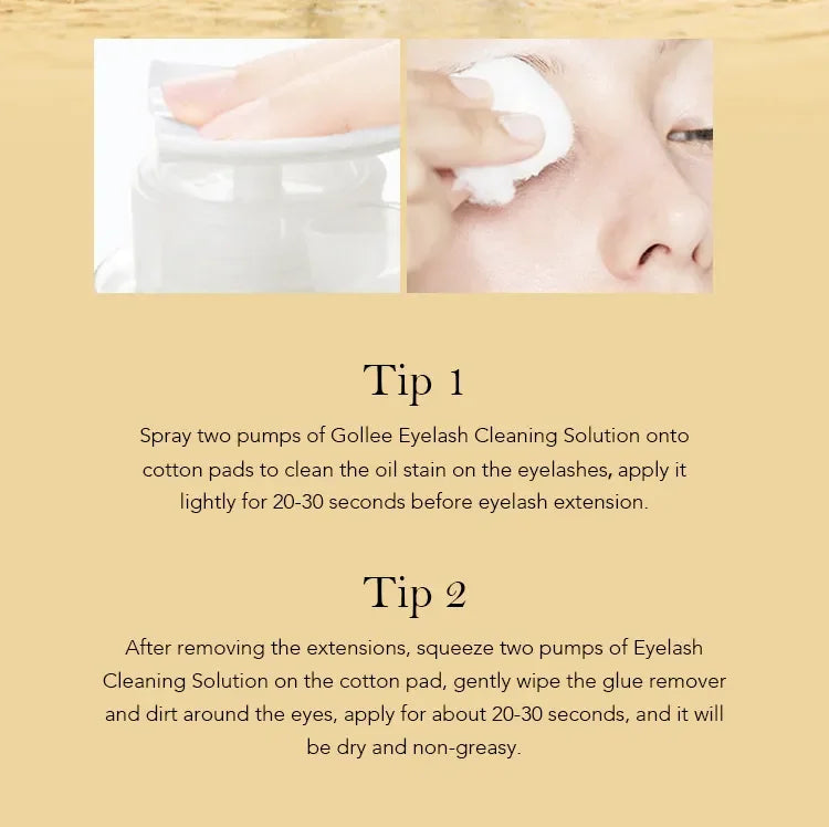 Gollee 0.5s Fast Dry Latex-free Lash Glue No Irritation Bonder Lash Extension Glue 15ml Bonder and Primer Clean Lash Supplies