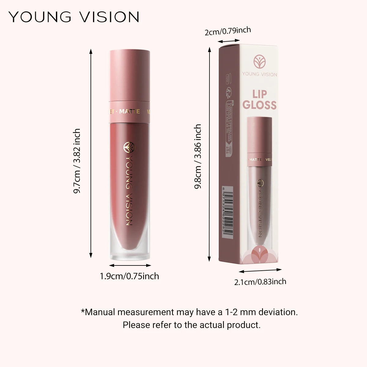 Lip Gloss and Lip Liner Set, Long-Lasting Matte Finish, Smooth and Precise Lip Liner with Non-Stick, Smudge-Proof Lip Gloss