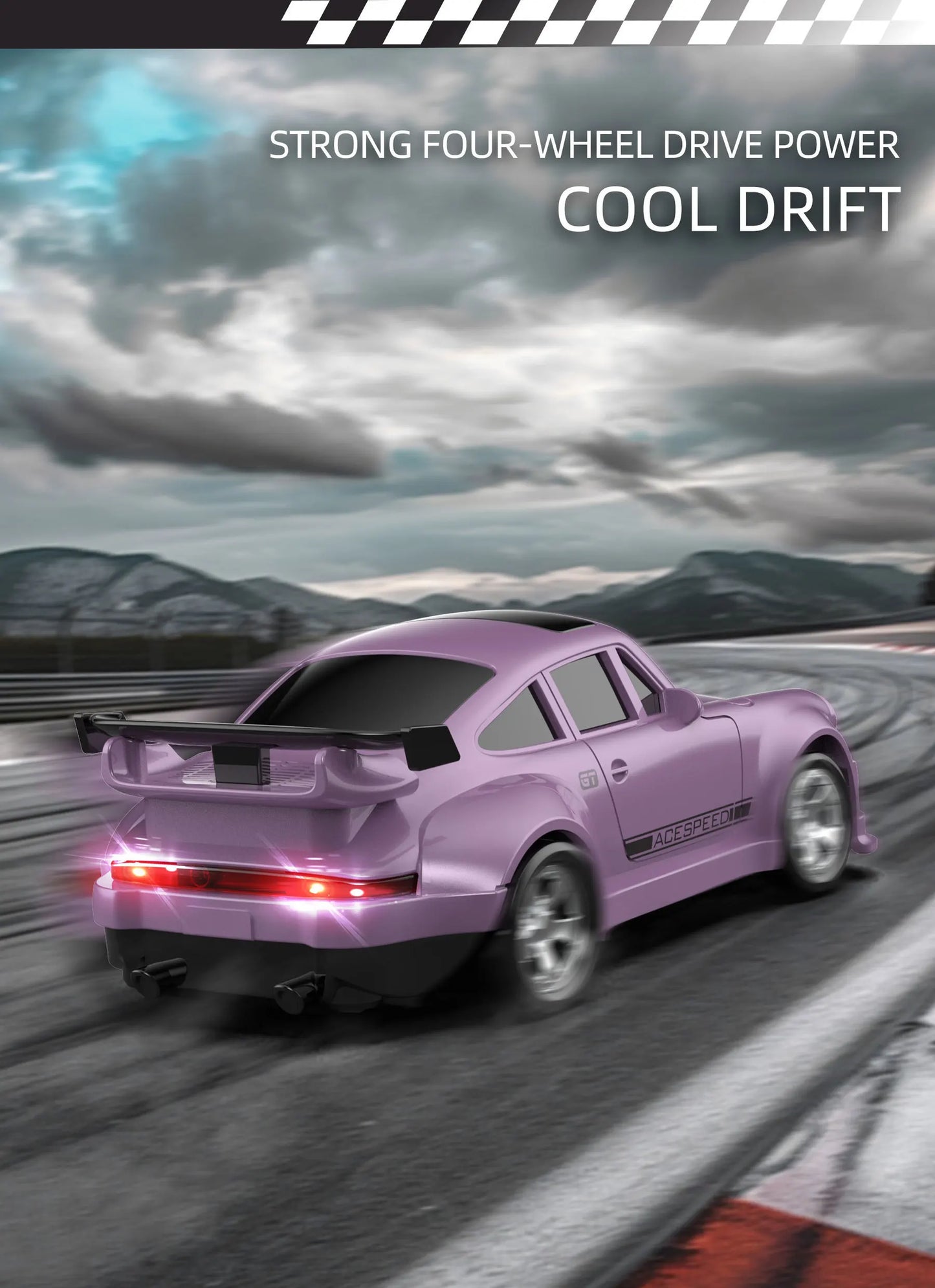 New Kf20 1: 64 Drift Rc Car Four Wheel Remote Control Car Racing Car Full Share Desktop Competition Toys Boys Perfect Gifts