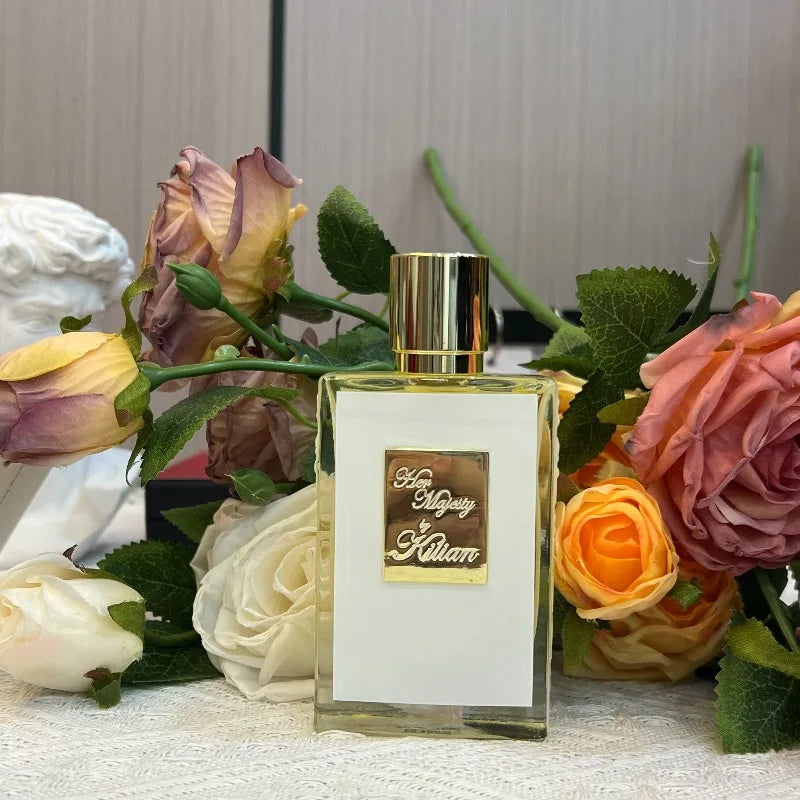 50ml KILIAN Luxury Unisex Perfume Floral Chypre Fragrance Peach Rum Rose Cedar Papyrus Long Lasting Elegant Sweet Warm Scent