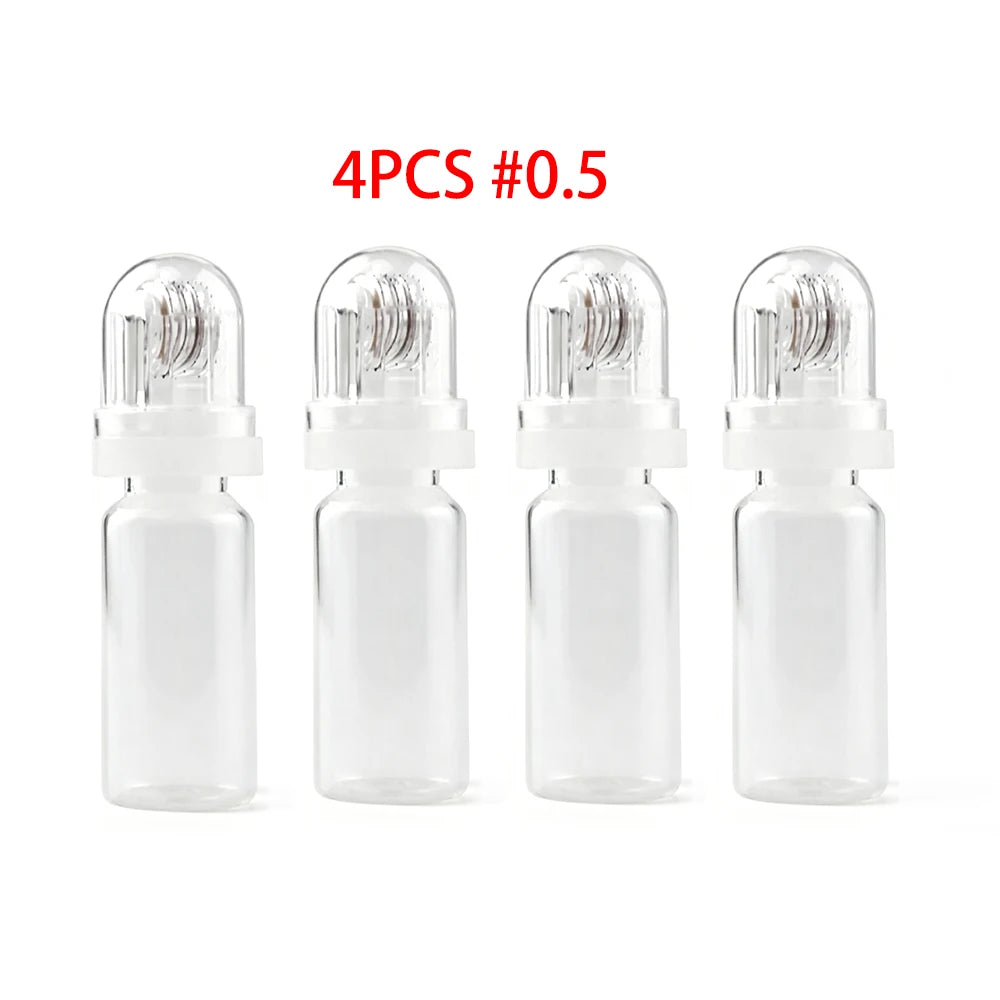 Hydra Derma Roller 64pin Microneedle Dermaroller With Serum Infusion for Lip Hair Face Scalp Beard  Beauty Skin Care