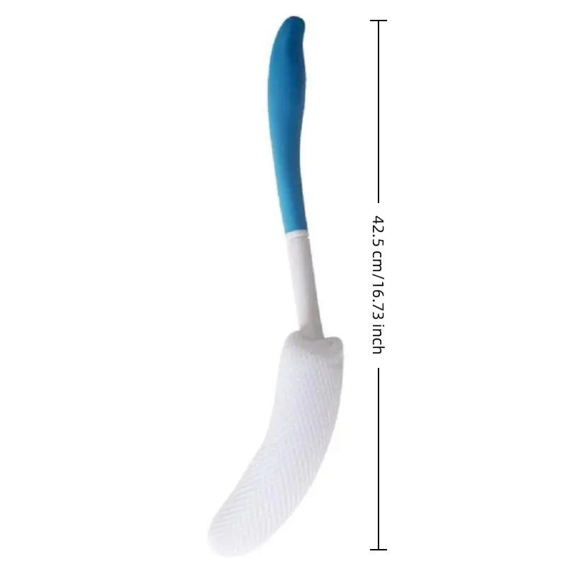 [TG813]1 Pcs Bath Soft Back Scrubber Brush Bath Shower Scrubbing Mesh Brush With Handle Exfoliating Scrub Massager Bath Supplies