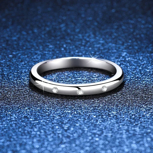 NeeTim Moissanite Ring for Women S925 Solid Silver with White Gold Plated Diamond Wedding Bridal Band Luxury Jewelry Gift