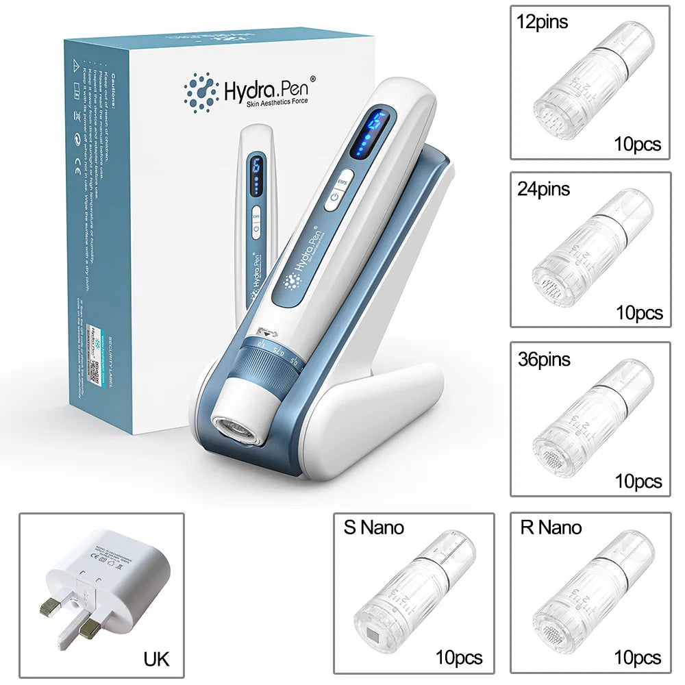 Original Dr. Pen Hydra pen H5 With 52 pcs Needle cartridge gifts EMS Microneedling Pen Needle length 0.25 mm