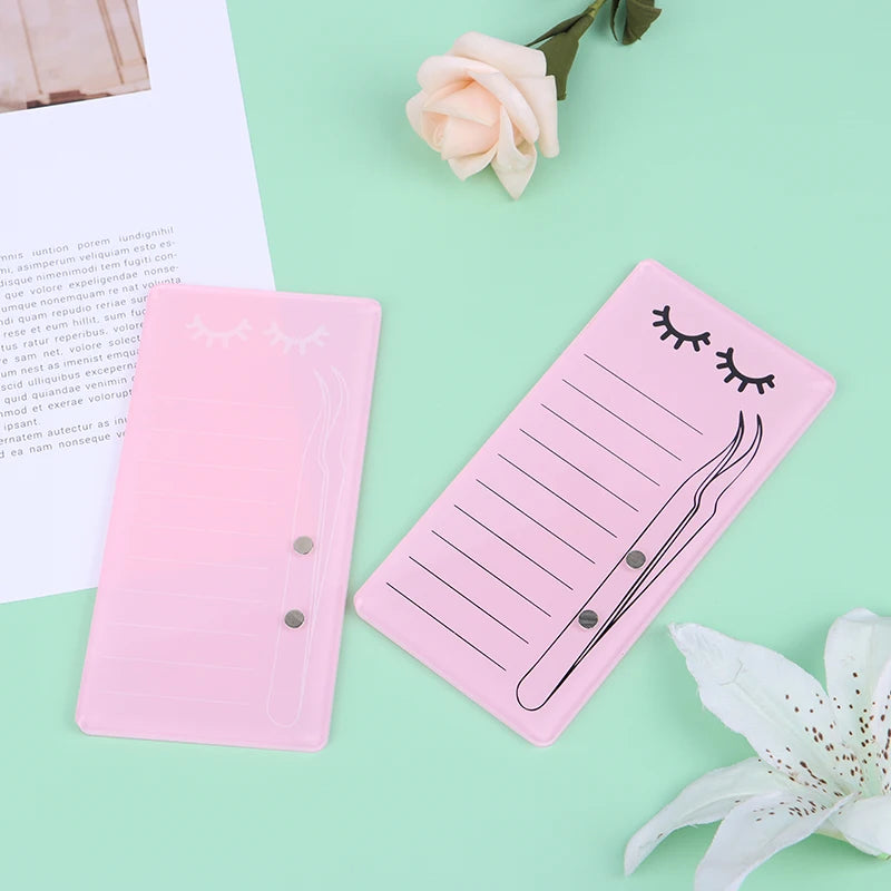 1pc Acrylic Novel Lashes Palette Holder Eyelash Display Board With Magnetic Design For Lash Tweezers Storage Makeup Tools
