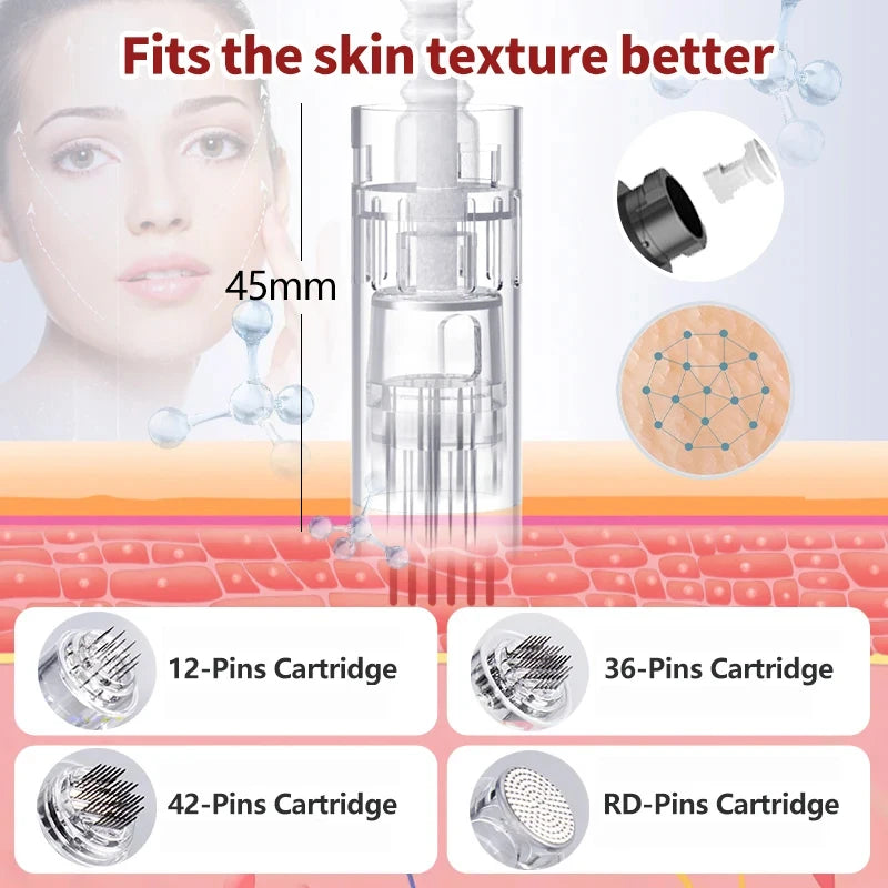 Derma Pen Ultima N2 Professional Micro Skin Pen Wireless Electric Skin Repair Tool Kit 0.25mm Needle Skin Care Device