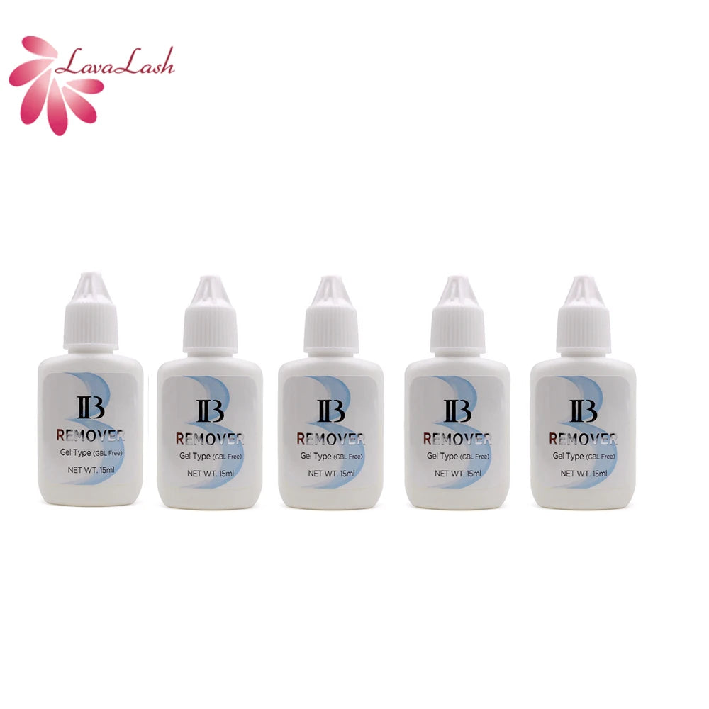 2bottles/set IB Eyelash Extension Glue Primer Premium Gel Remover Professinal Clear Eyelashes Super Bonder Adhesive Hardener