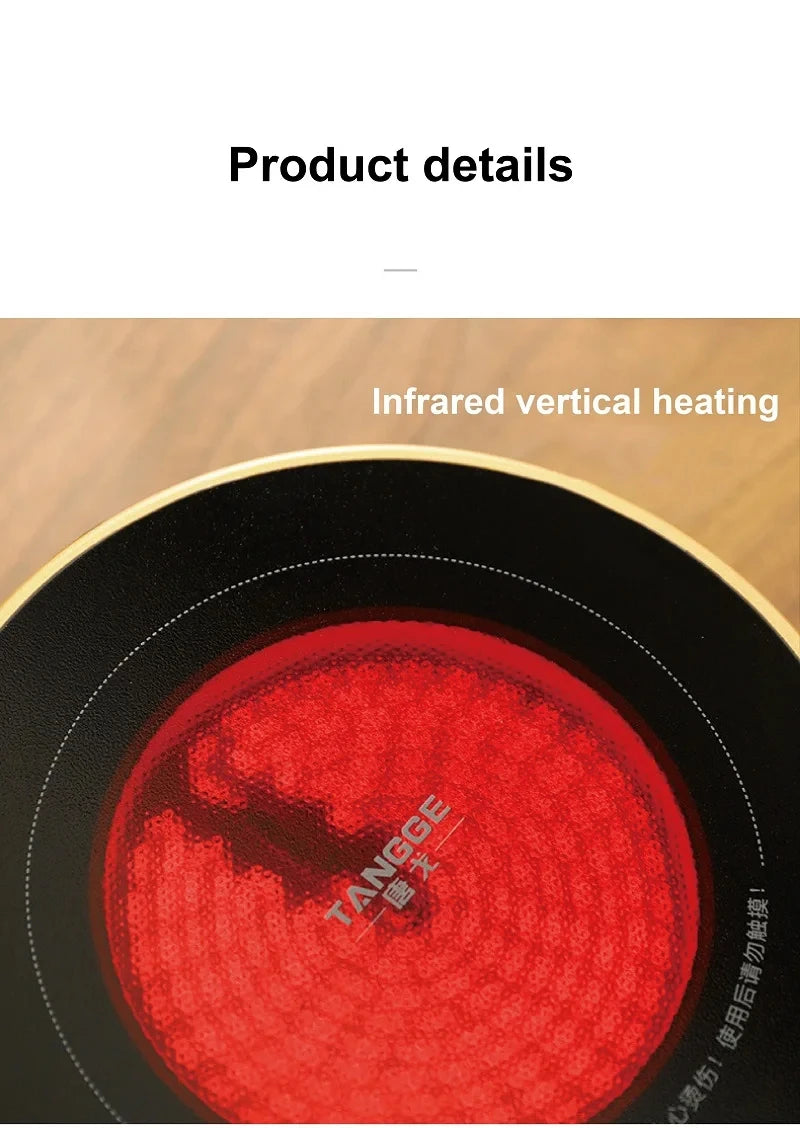 1300W Electric Ceramic Stove Smart Tea Stove Boiling Water Heater Household 7 Gear Heating Stove Tea Maker Water Boiler 220V