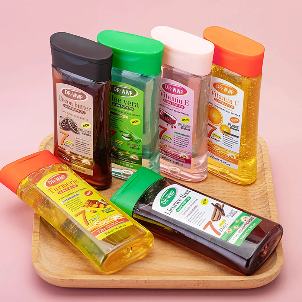Kojic Acid Body Massage Essential Oil Nourishes Skin Foreign Trade Full Body SPA Cocoa Butter Scraping Moisturizing Body Gel Oil