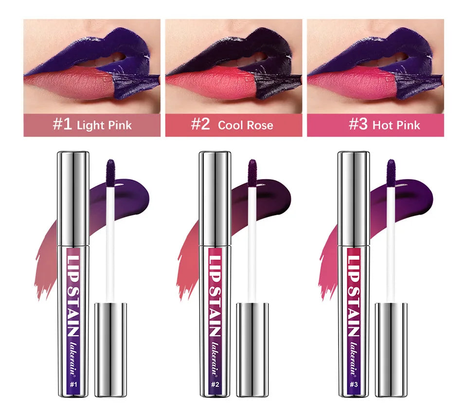 Peel Off Rose Pink Lip Gloss Matte Outline Contour Tattoo Lip Stain Waterproof Transfer Resistant Tear Off Natural Lip Tint Gift