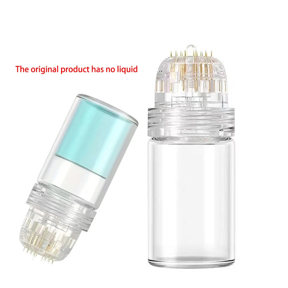 20Pins Derma Stamp Titanium Microneedling 0.25mm Derma Stamp Micro Needle for Personal Face Hair Beard Skin Beauty Care Tools