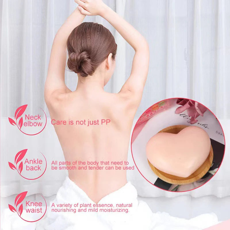 Peach Shaped Soap Intimate Skin Exfoliating Bar Moisturizing Feminine Care Smooth Tender Skin Daily Cleaning Care Products