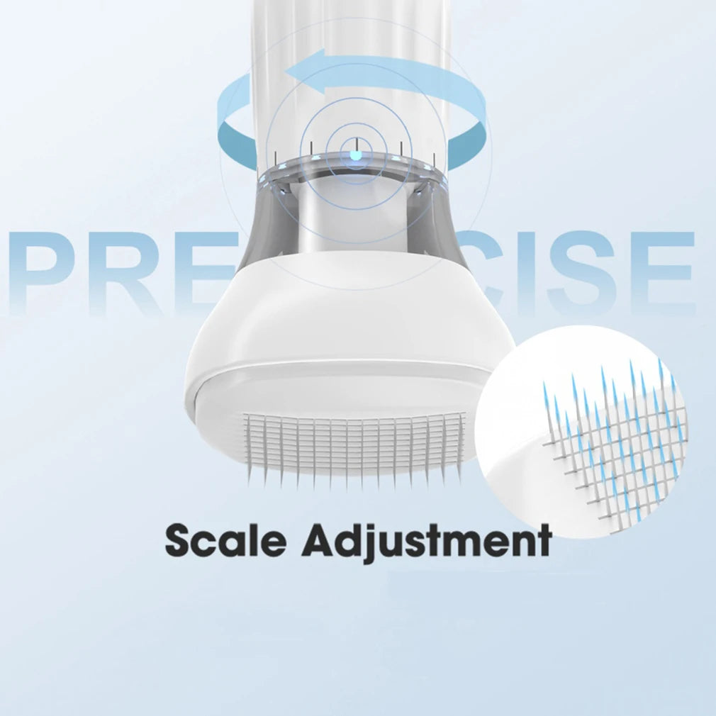 0.2mm140 Derma Stamp Adjust Dermastamp Microneedle with Serum Container for Face Scalp & Hair & Beard Body Beauty Makeup Tool