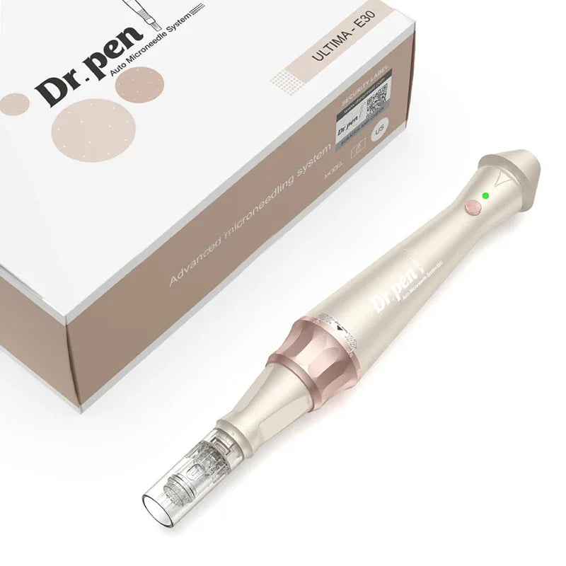Dr.pen E30 with 12pcs Pen with Cartridges Nano Wireless Skin Care Kit Skin 0.25mm Needle Pen Skin Rejuvenation Machine