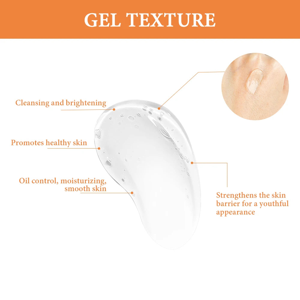 50ml Orange Exfoliateing Gel Dead Spot Remover Brighten Peeling Gentle Repair Scrub Whiten Hydrating Moisturizer Women Skin Care