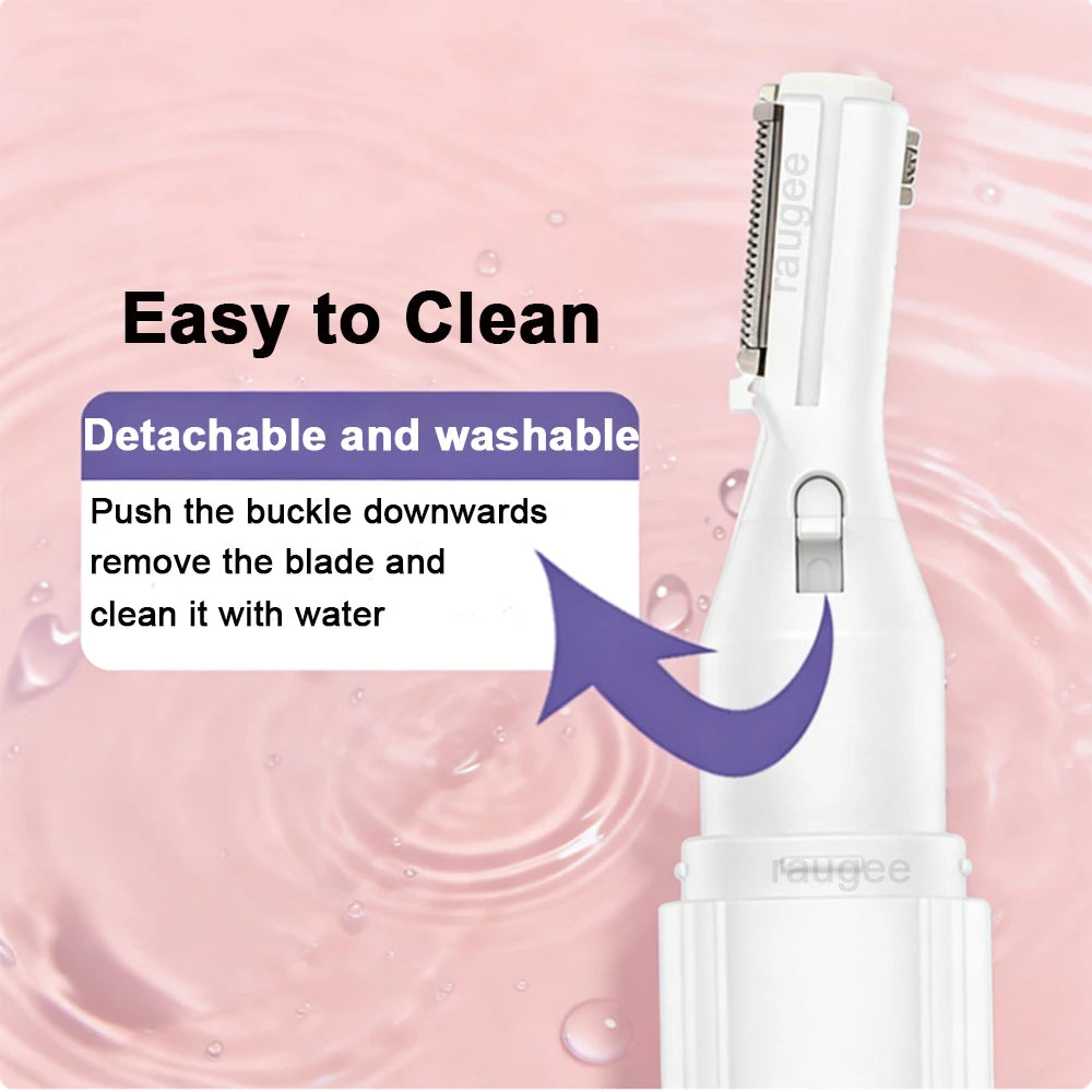 Electric Eyebrow Trimmer Electric Face Hair Remover Eyebrow Hair Trimmer Mini Portable Women Body Hair Shaver Remover