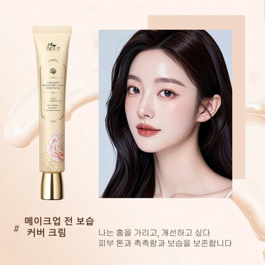 FONCE Pre-makeup protective isolation cream, natural cream, foundation liquid, Concealer, facial makeup 30g