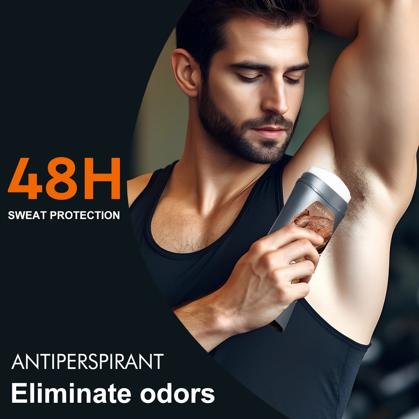 Men's Body Odor Remov Deodorant Stick Natural Remover Antiperspirant Stick Underarm Stop Sweating Care Lasting Refreshing Cream