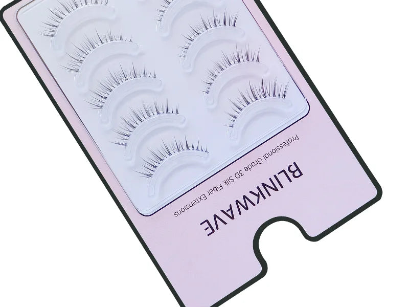 U-shaped False Eyelashes K-Pop Idol Lashes Zhang Yuanying Inspired Comic Eye Lashes Natural Wispy Lash Extension