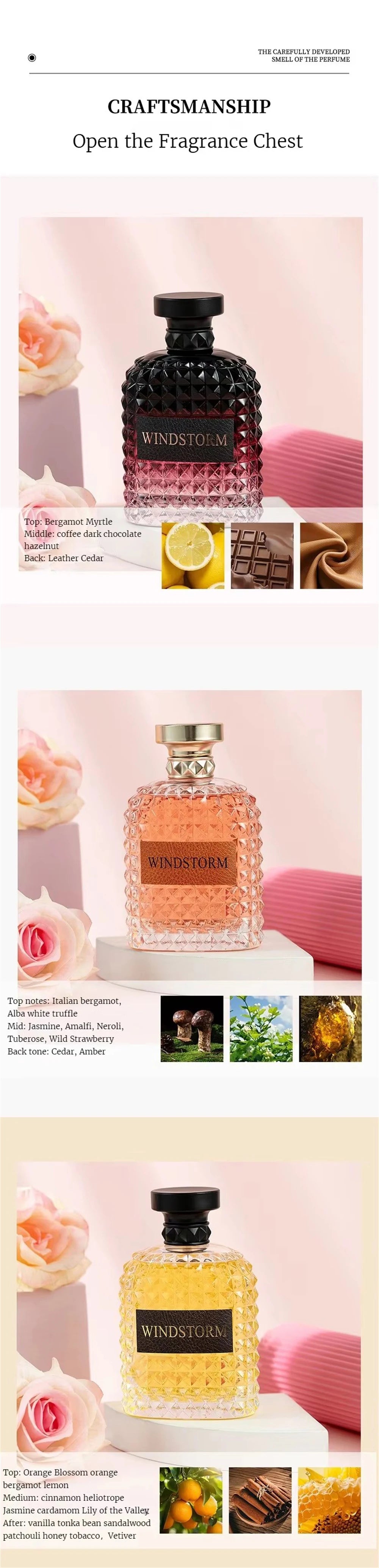Luxury Brand Perfume Mens Cologne For Man Fragrance Parfums Homme 100ML Perfumes Masculinos Classic Natural Floral Scent Spray