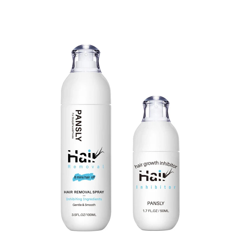 100ML Hair Removal Spray Hair Growth Inhibitor Spray Painless Hair Reduction Permanently Inhibits Hair Growth Skin Silky Smooth