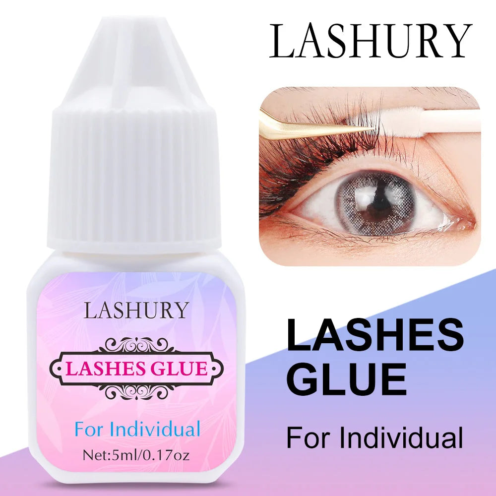 A1 Customized Shampoo Cleanser Private Label Your Name Brand Individual No Allergy Eyelash Glue Logo Adhesive Custom