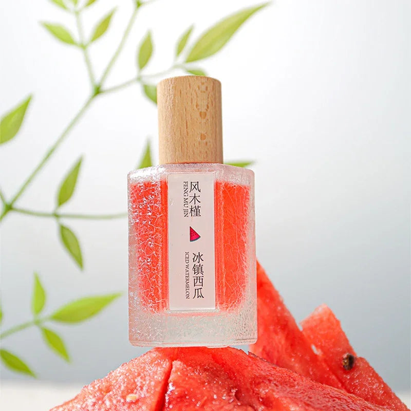 Fruit Series Natural Perfume Sweet Watermelon Peach Eau De Toilette Fresh Lasting Fragrance Charming Refreshing Scent Body Spray