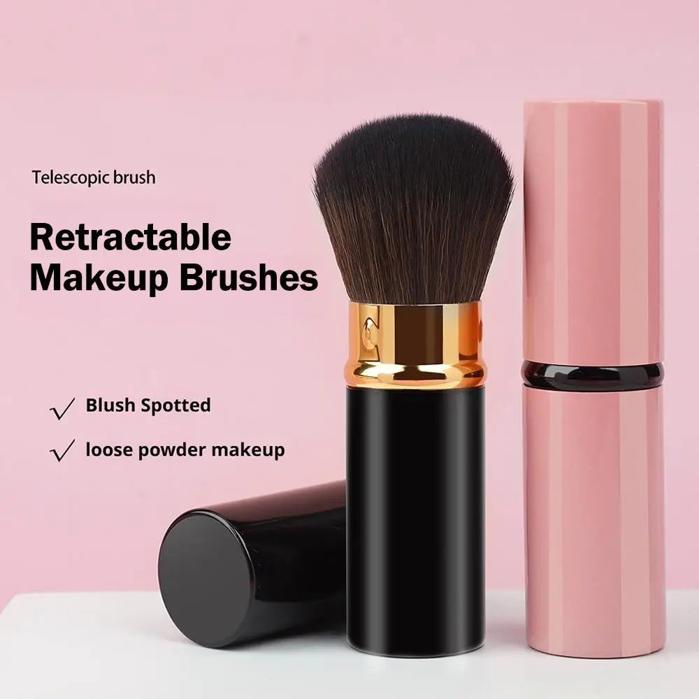 Professional Makeup Brushes Retractable Blusher Powder Foundation Face Concealer Kabuki Makeup Brush Cosmetic Tools