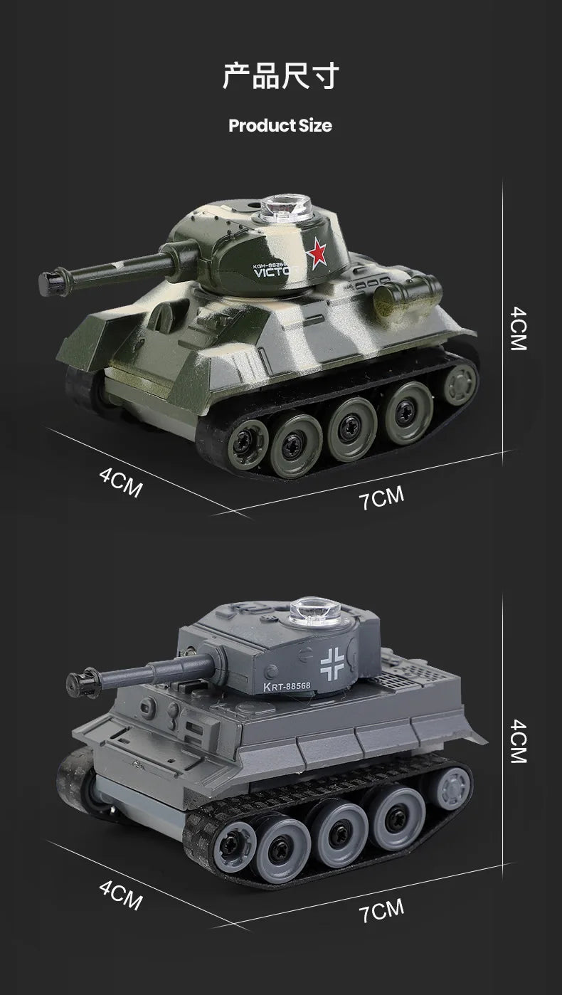 Mini RC Tank Model ImitateRemote Radio Remote Control Tank Electronic Boys Toys Children Christmas Gifts