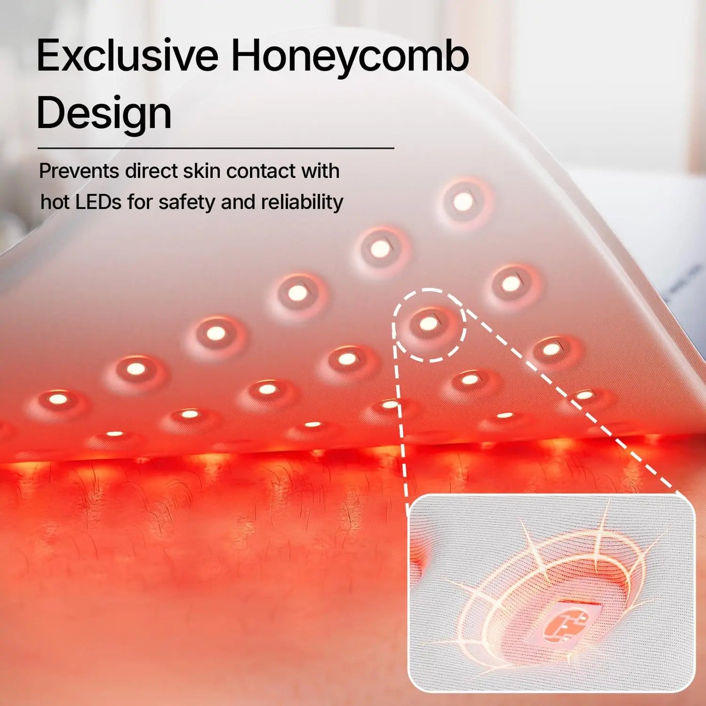 Hello Face L7 Red Light Pad For Seniors, Pets, Desk Warriors, Athletes – Relieve Pain, Inflammation & Fatigue