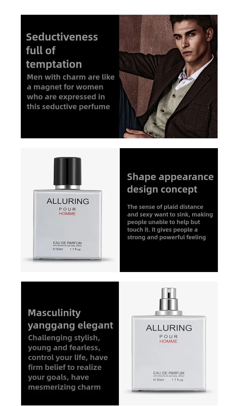Top Selling Brand Eau De Toilette for Men Bleu de Homme 50ml – Long-lasting Fresh Scent  Elegant and Sporty  Fragrance for men