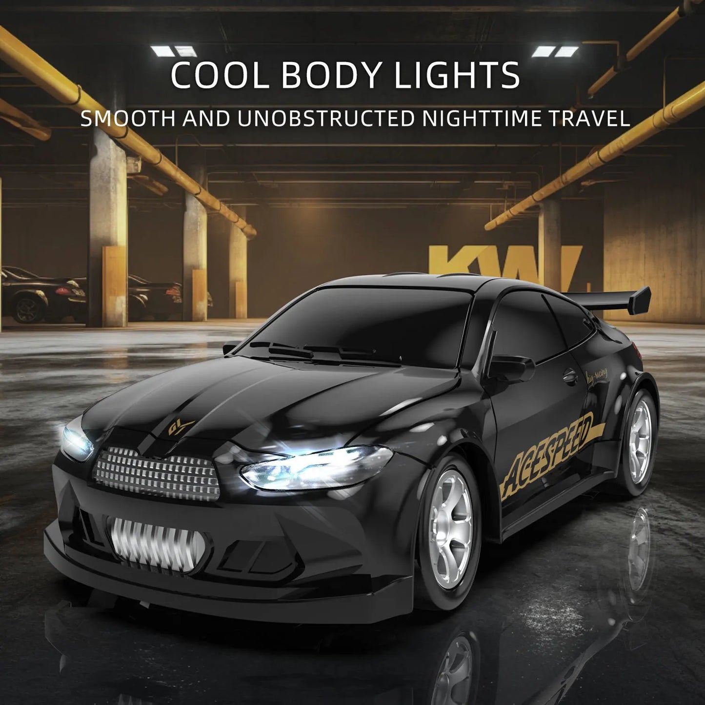 New Kf20 1: 64 Drift Rc Car Four Wheel Remote Control Car Racing Car Full Share Desktop Competition Toys Boys Perfect Gifts